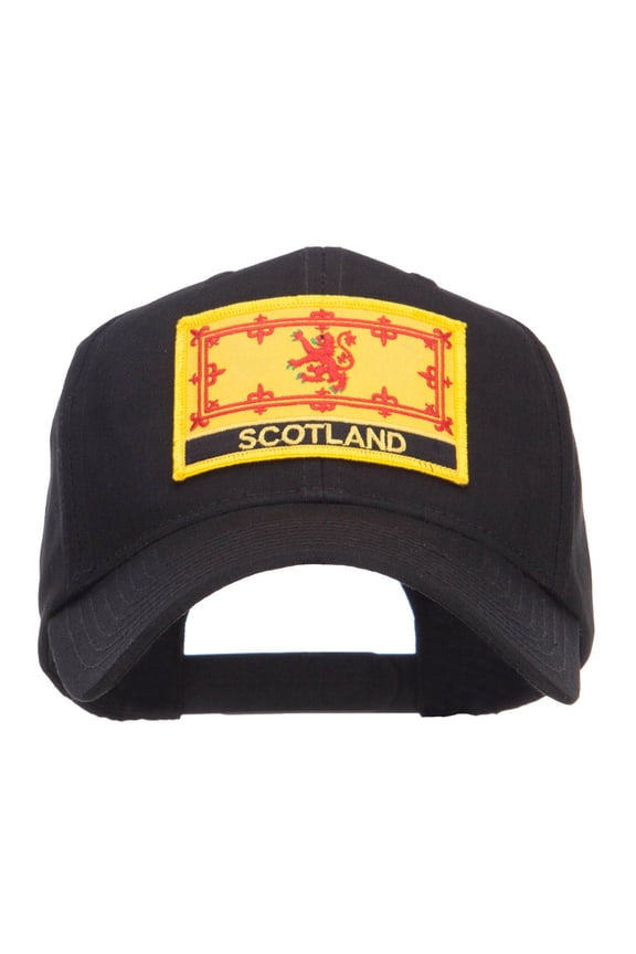 Europe Scotland Flag Patched Cap - Black OSFM