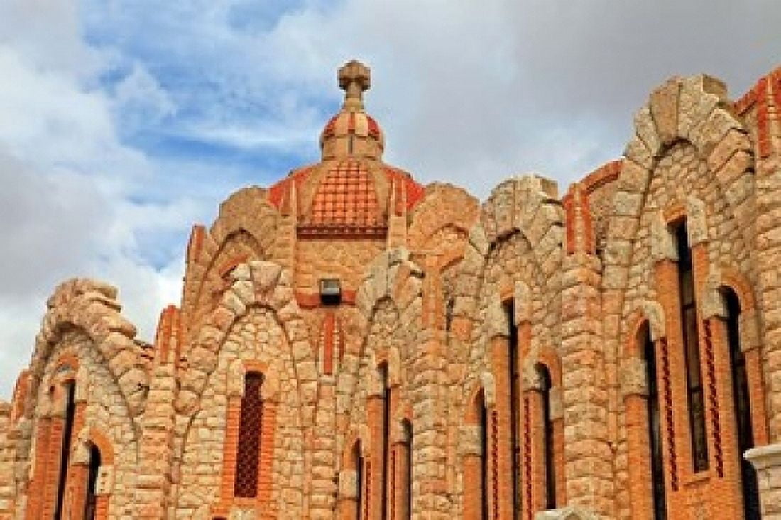Europe Spain Novelda Santa Maria Magdalena church Canvas Art - Kymri Wilt DanitaDelimont (19 x 12)
