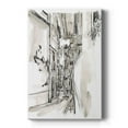 thumbnail image 1 of Europe Street Sketches I Premium Gallery Wrapped Canvas - Ready to Hang, 1 of 9