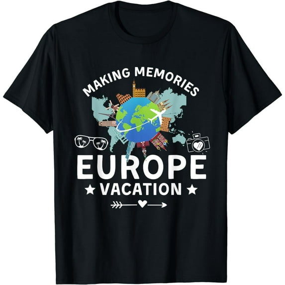 Europe Vacation 2024 Making Memories Family Holiday Summer T-Shirt