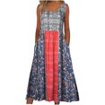 thumbnail image 1 of Europe and the United States 2024 spring/summer new print sleeveless pullover dress women's casual dress, 1 of 10