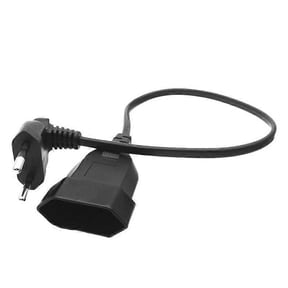 Europea 90 Degree Male Plug To Female Socket Power Extension Cable For PC Computer PDU(0.6M)