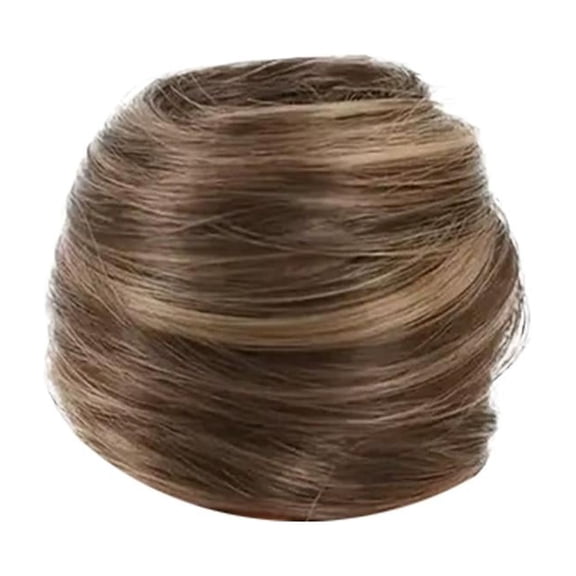 European and American Style Wig Meatballs, Scalp Tendons, Hair Loops, Straight - Easy - to - Wear, Breathable for Daily Commutes, Banquets, Photo Shoots