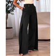 thumbnail image 1 of European And American Cross-design Casual Wide-leg Pants, 1 of 3