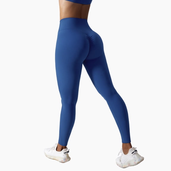 European And American Drawstring Belly Contracting Nude Feel High Waist Yoga Pants 1773656642681535