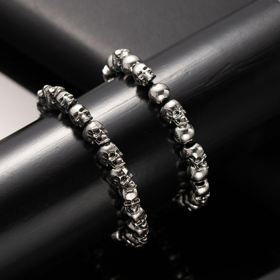 European And American Fashion Retro Punk Skull Bracelet