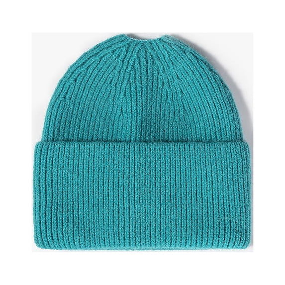 European And American Knitted Hat Fashion Dew Ponytail Ladies Cold Hat Outdoor Warm Ear Protection Autumn And Winter Beanie Curling Wool Hat