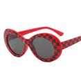 European And American Oval Frame Hiphop Alien Sunglasses