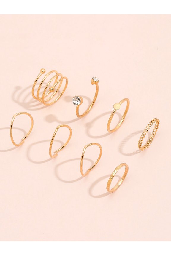 European And American Personality Women's New Joint Ring Combination