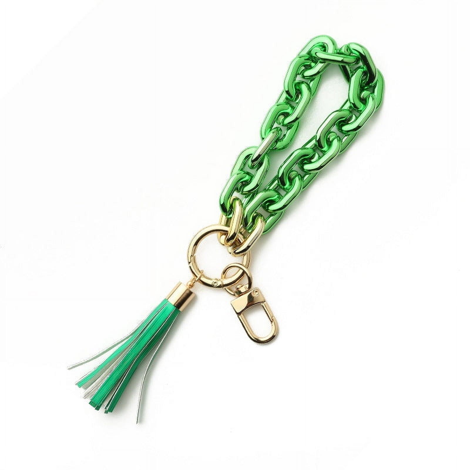 European And American Popular Ornament Highlight Plastic Key Ring