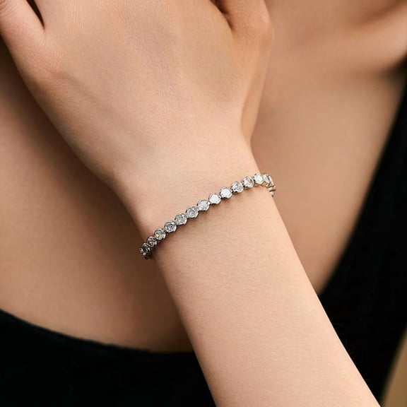 European And American Simple Style Women's Jewelry Exquisite White K Color