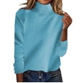thumbnail image 1 of European And American Solid Color Loose Ladies Sweater Spring And Autumn One Word Shoulder Exposed Shoulder Hood Jacket Sweater, 1 of 3