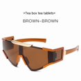 thumbnail image 1 of Mens Cycling Sunglasses Outdoor Sports Full Frame UV Protection Special Shaped Mirror Glasses PC Frame Comfort, 1 of 4