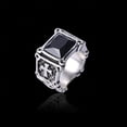 thumbnail image 1 of Mens Vintage Alloy Ring Gothic Cross Design With Red Rubies Electroplated Finish Perfect Gift For Men Fashion Ring And, 1 of 5