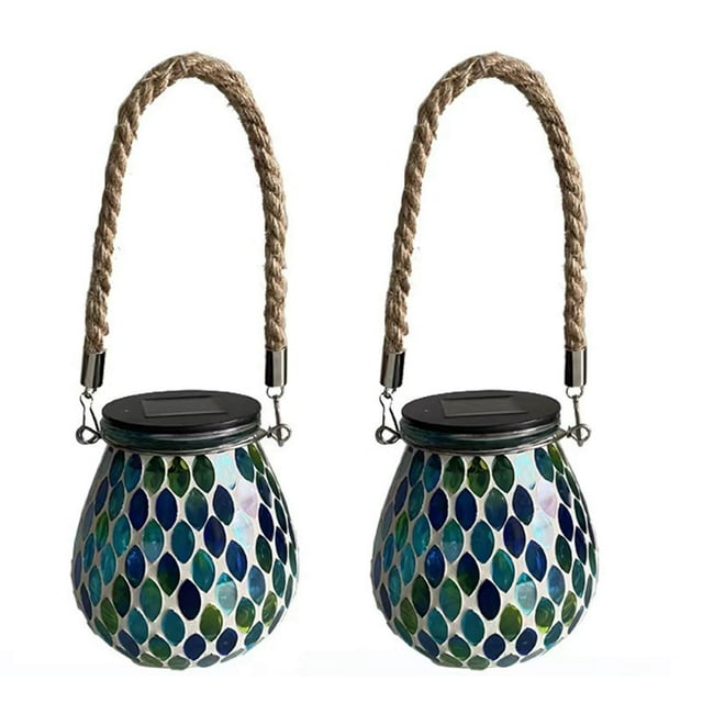 European And Style Solar Jar Light Windchimes Outdoors Utdoor