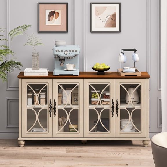 European Antique Cabinet with Premium Material / Add Style and Storage to Living Spaces