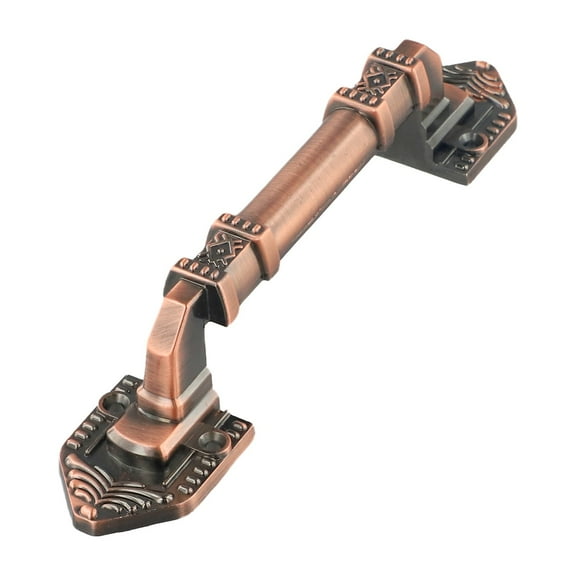 European Antique Exposed Aluminum Alloy Door Handle Push-Pull Door Handle 245Mm Smile Home