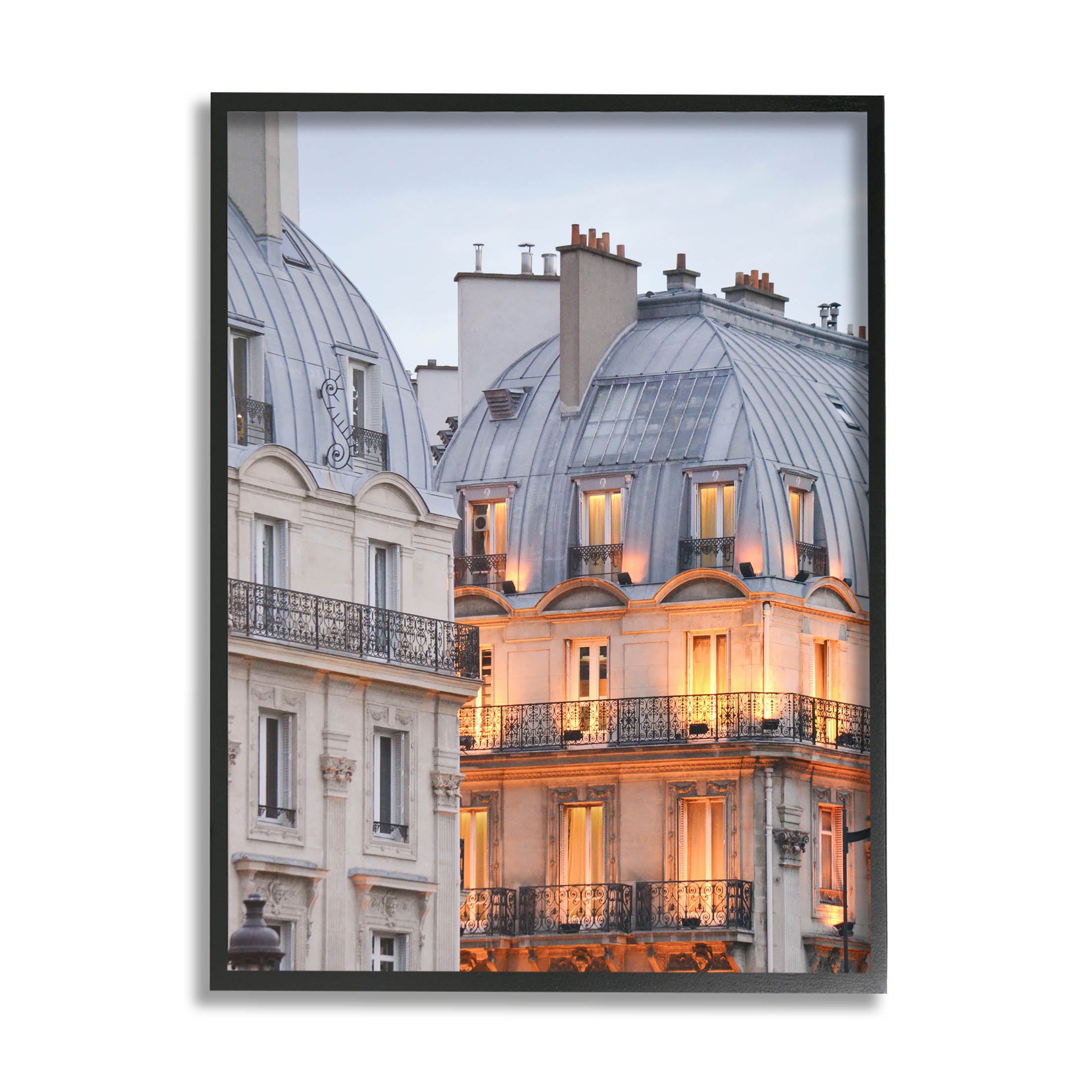 European Architecture Cityscape Town & City Photograph Black Framed Art Print Wall Art