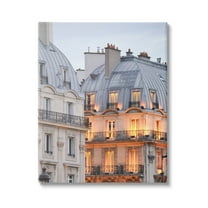 European Architecture Cityscape Town & City Photograph Gallery Wrapped Canvas Print Wall Art