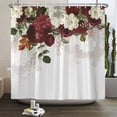 thumbnail image 1 of European Blooming Flowers Shower Curtain Rural style Home ration 180x200cm Water, 1 of 5