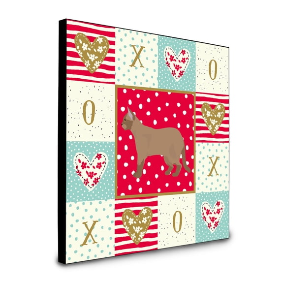 European Burmese #2 Cat Love Artwork Wall Panel