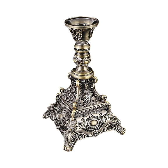European Candlestick Restaurant Hotel Supplies Home Candle Holders Romantic European Wedding Candlestick. (Cyan Color)