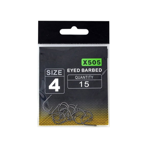 European Carp Large Hook Thin Strip Crooked Mouth Fishing Hook Barbed Box Fishing Hook High Carbon Steel Fishing Equipment 4