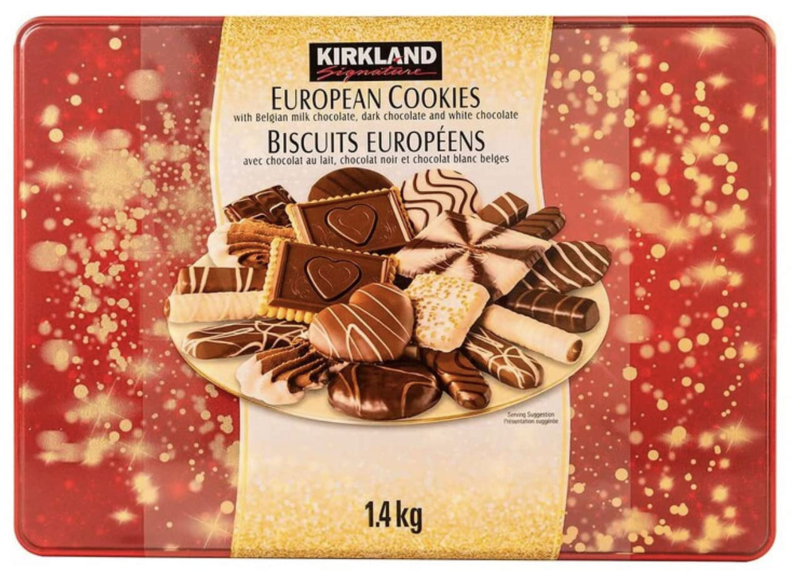 European Cookies Kirkland Signature with Belgian, Chocolate, 49.4