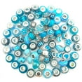 thumbnail image 1 of European Craft Beads Large Hole Glass Spacer Beads Rhinestones European Lamp Beads Diy Bracelet Jewelry Craft Making, 1 of 19