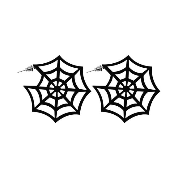 European Creatives Spidering Web Funny Earrings Halloween Earrings