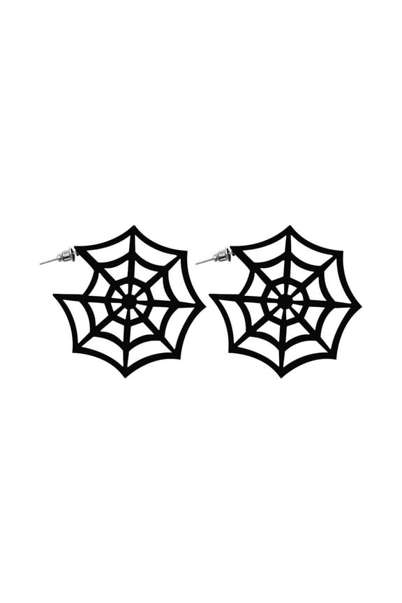 European Creatives Spidering Web Funny Earrings Halloween Earrings