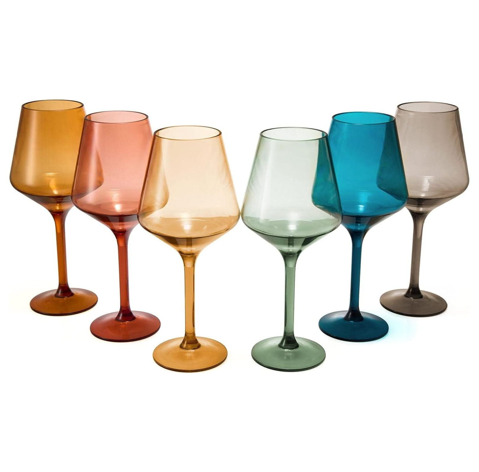 Entrée Set/4 Double Old Fashioned 16 oz Crystal Stemless Wine Glasses -  Yahoo Shopping