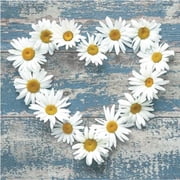 European Excellency Daisy Heart Lunch Napkins   3-Ply Paper Napkins, Wedding Napkins & Disposable Table Napkins 40 Count
