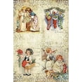 thumbnail image 1 of European Excellency, Premium European Printed Decoupage Paper for Crafts, Rice Paper for Decoupage, Scrapbooking Paper, Christmas Holiday Arts and Crafts Supplies, A4 (Christmas Cuties - 2 Sheets), 1 of 7