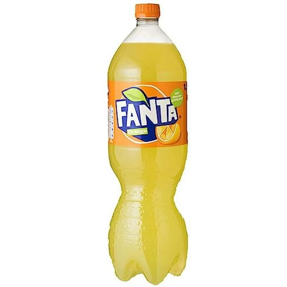European Fanta Orange Soda 1 Liter Bottle