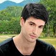 thumbnail image 1 of European Fashion Short Straight Fiber Wig for Men Full Head Cover Hairstyle, 1 of 8