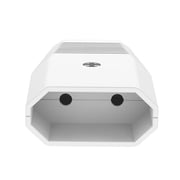European Flat Couplers 250V 2.5A Flame Retardant PC Shell For Fan Iron And Hair Dryers Stable Electrical Connection