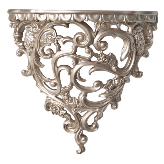 European Floating Shelf, TV Furniture, Photo , Vase, Souvenir Display Organizer, Decorative Stand for Home, Kitchen, - Golden L