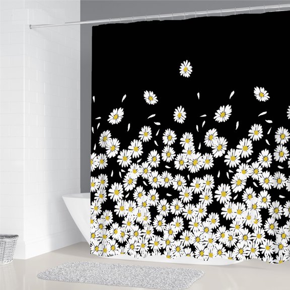 European Flowers Birds Plants Bath Curtains Waterproof Shower Curtain 3D Printing Bathroom Decoration With Hook Bath Screen