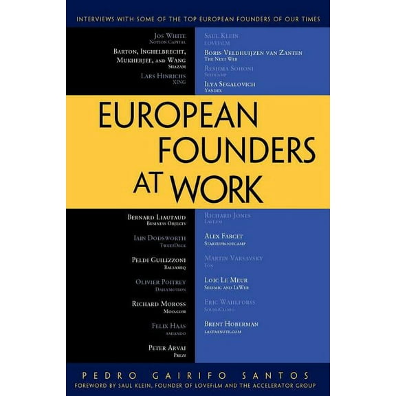 European Founders at Work, (Paperback)