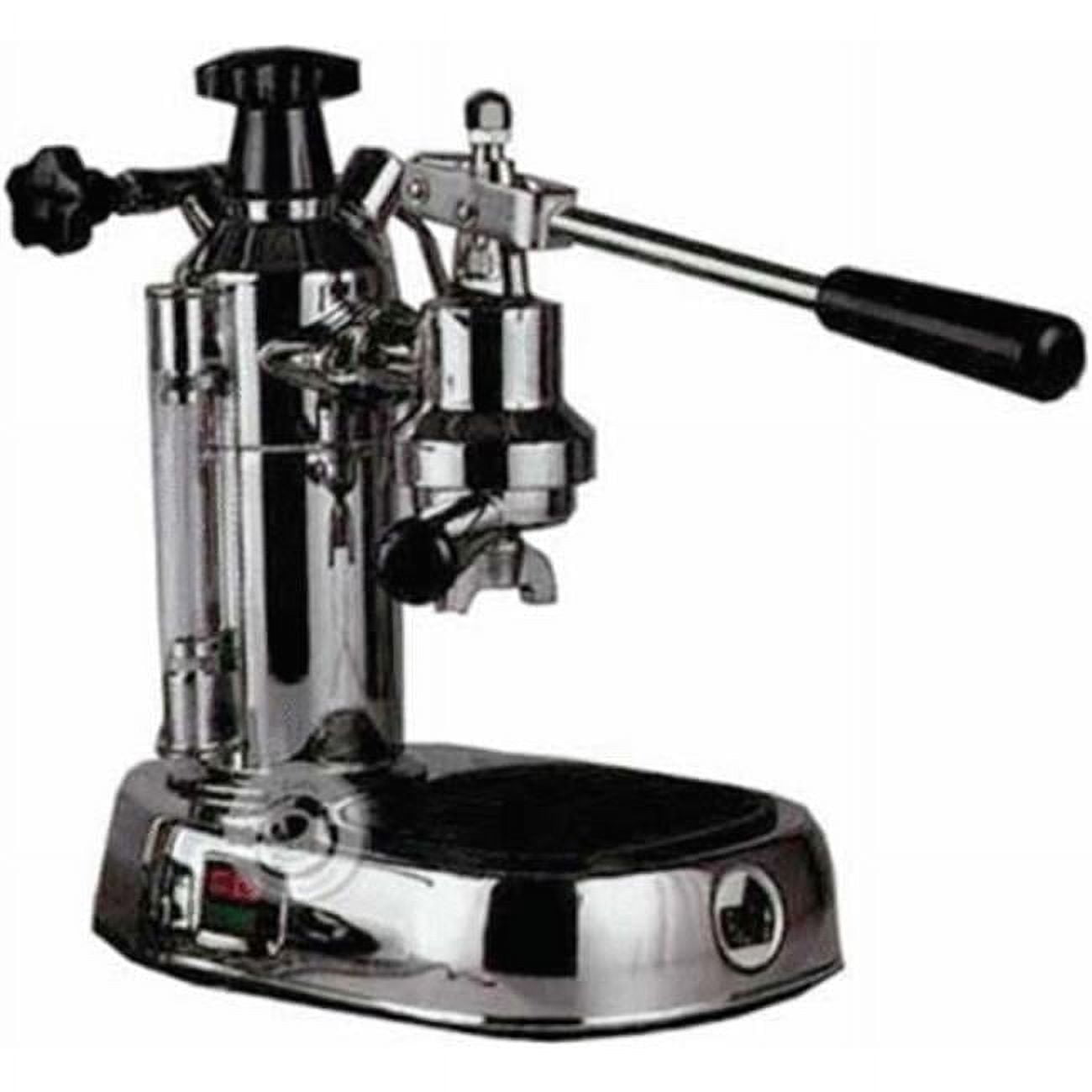 La Pavoni Chrome Lever Espresso Machine with Steam Wand