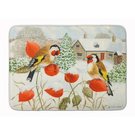 European Goldfinches Machine Washable Memory Foam Mat
