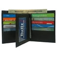 thumbnail image 1 of European Hipster Genuine Leather Bifold Mens Wallet, 1 of 6