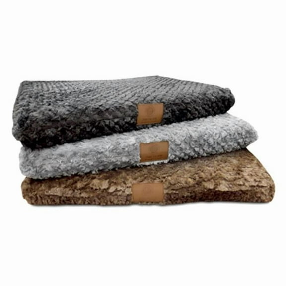 European Home Designs Orthopedic 42 x 27 in. Pet Bed with Removable Cover, Solid