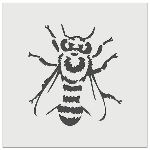 European Honey Bee Insect Beekeeping DIY Cookie Wall Craft Stencil - 5.5 Inch