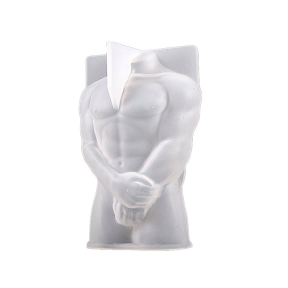 European Human Body Statue Decor Mould DIY Candle Epoxy Mold Handmade Candle Aroma Wax Soap Molds for Decorations