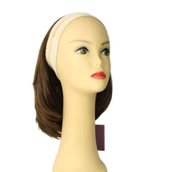 European Human Hair Freeda Wig Avalon Fall Brown With Highlights Size X-L