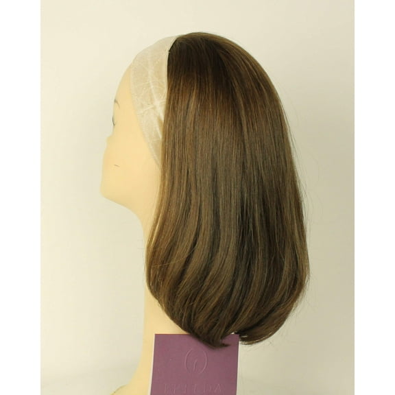 European Human Hair Freeda Wig Avalon Fall Light Brown With Blended Lowlights And Highlights Size Xl