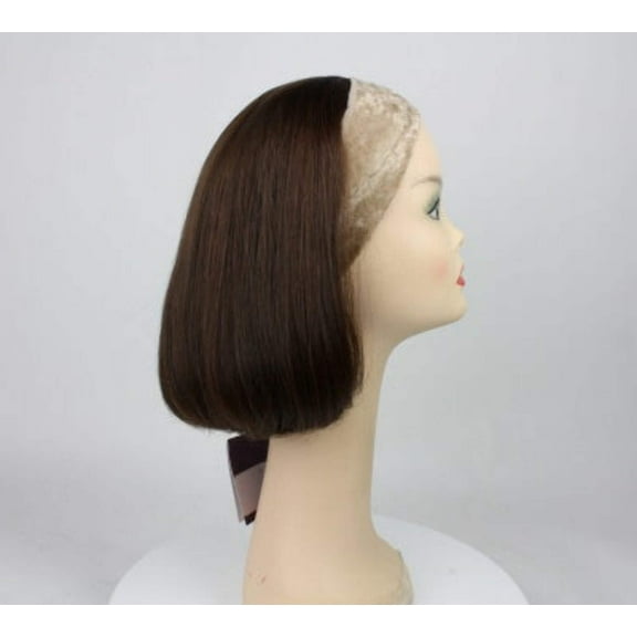 European Human Hair Freeda Wig Avalon Fall Light Brown With Reddish Highlights Size L