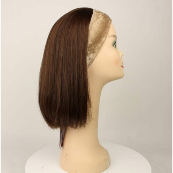 European Human Hair Freeda Wig Avalon Fall Light Brown With Reddish Highlights Size X-L